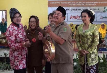 Kunjungan Tim Yuri Lomba Desa Tingkat Daerah Istimewa Yogyakarta di Desa Baturetno